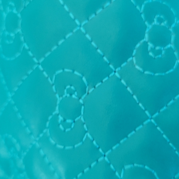 Large Sanrio Hello Kitty Tote purse handbag Teal color - Picture 9 of 9